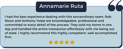 Annamarie Ruta testimonial for Nixon Team, PreReal Prendamano Real Estate